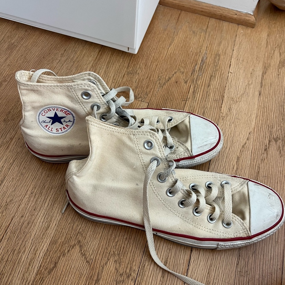 Converse High-Top Sneakers - Cream